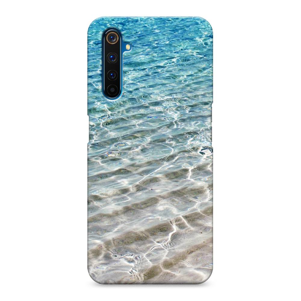 

Пластиковый чехол "Волны 10" на Realme 6 Pro, 252820-3