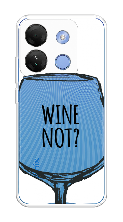 

Чехол на Infinix Smart 7 HD "Wine not white", Белый, 3103850-6