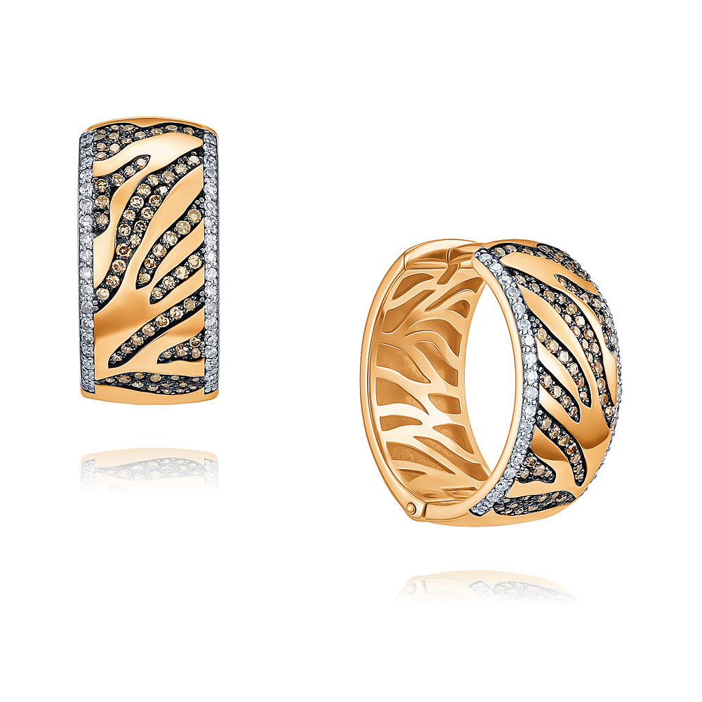 

Серьги конго из красного золота с бриллиантом ADAMAS 24040282/01-А50ДЧ-425, 24040282/01-А50ДЧ-425