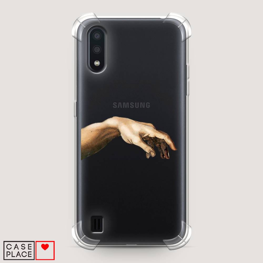 фото Противоударный силиконовый чехол "creazione di adamo 1" на samsung galaxy a01 awog