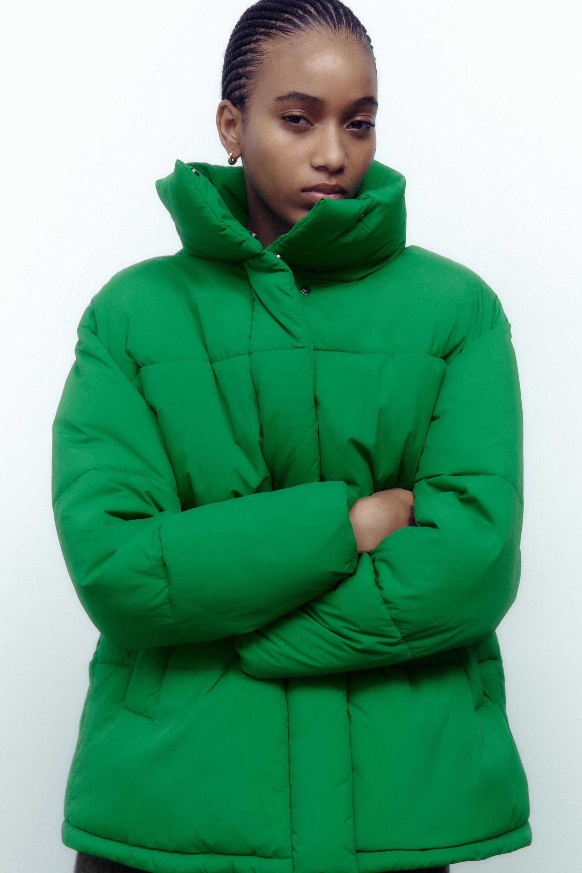 

Куртка женская ZARA 06318226 зеленая XS (доставка из-за рубежа), 06318226