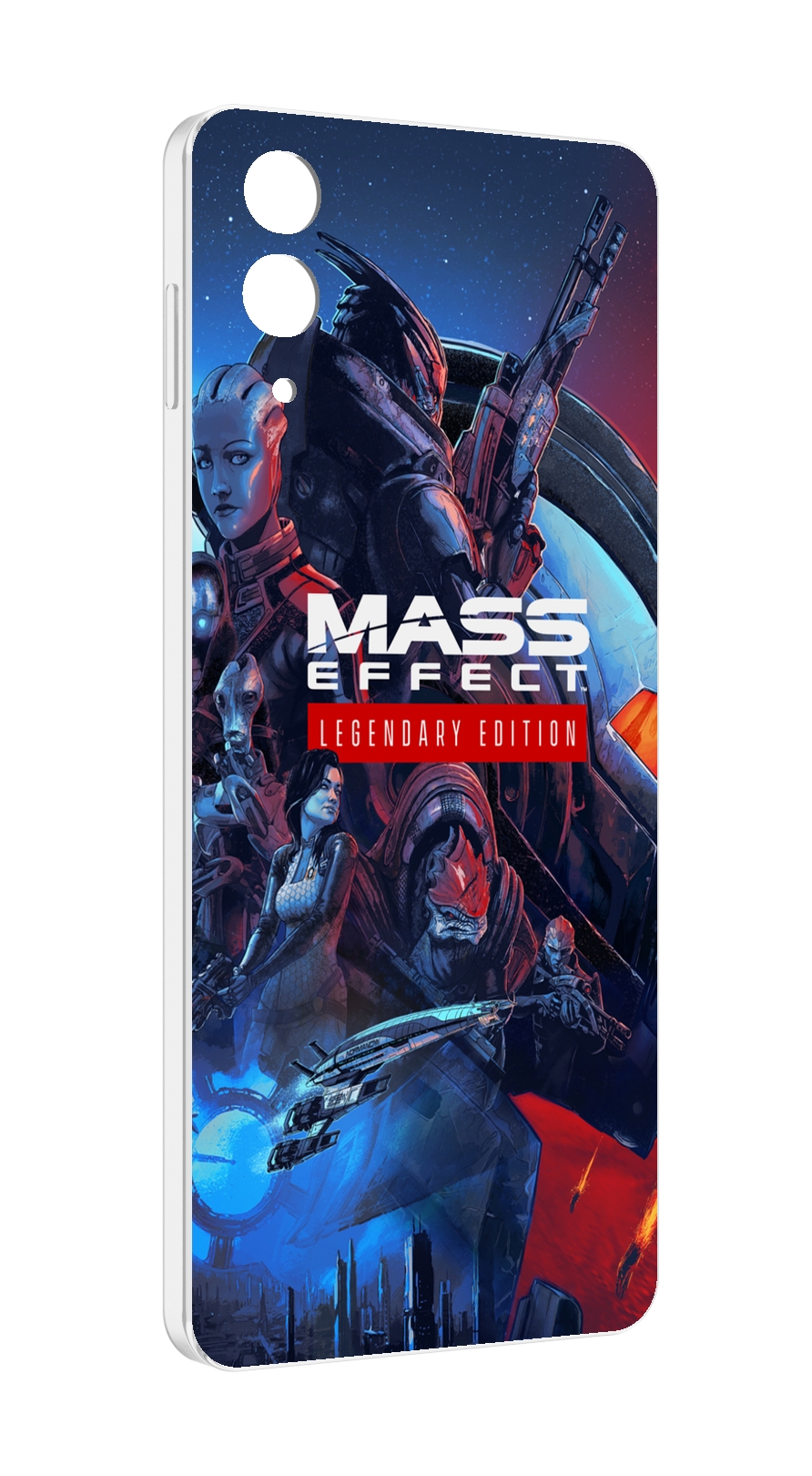 Чехол MyPads Mass Effect Legendary Edition для Samsung Galaxy Z Flip 4 (SM-F721)