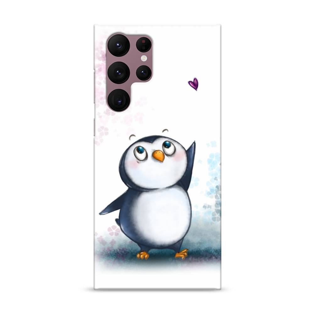 

Пластиковый чехол "Пингвин и сердечко" на Samsung Galaxy S22 Ultra, 2104020-1