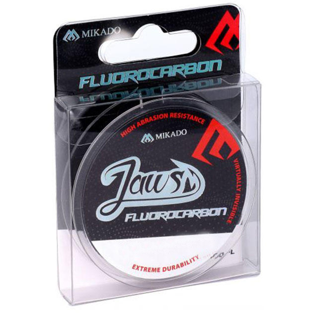 фото Леска флюрокарбоновая mikado jaws fluorocarbon 0,20 (50 м) - 3.77 кг.