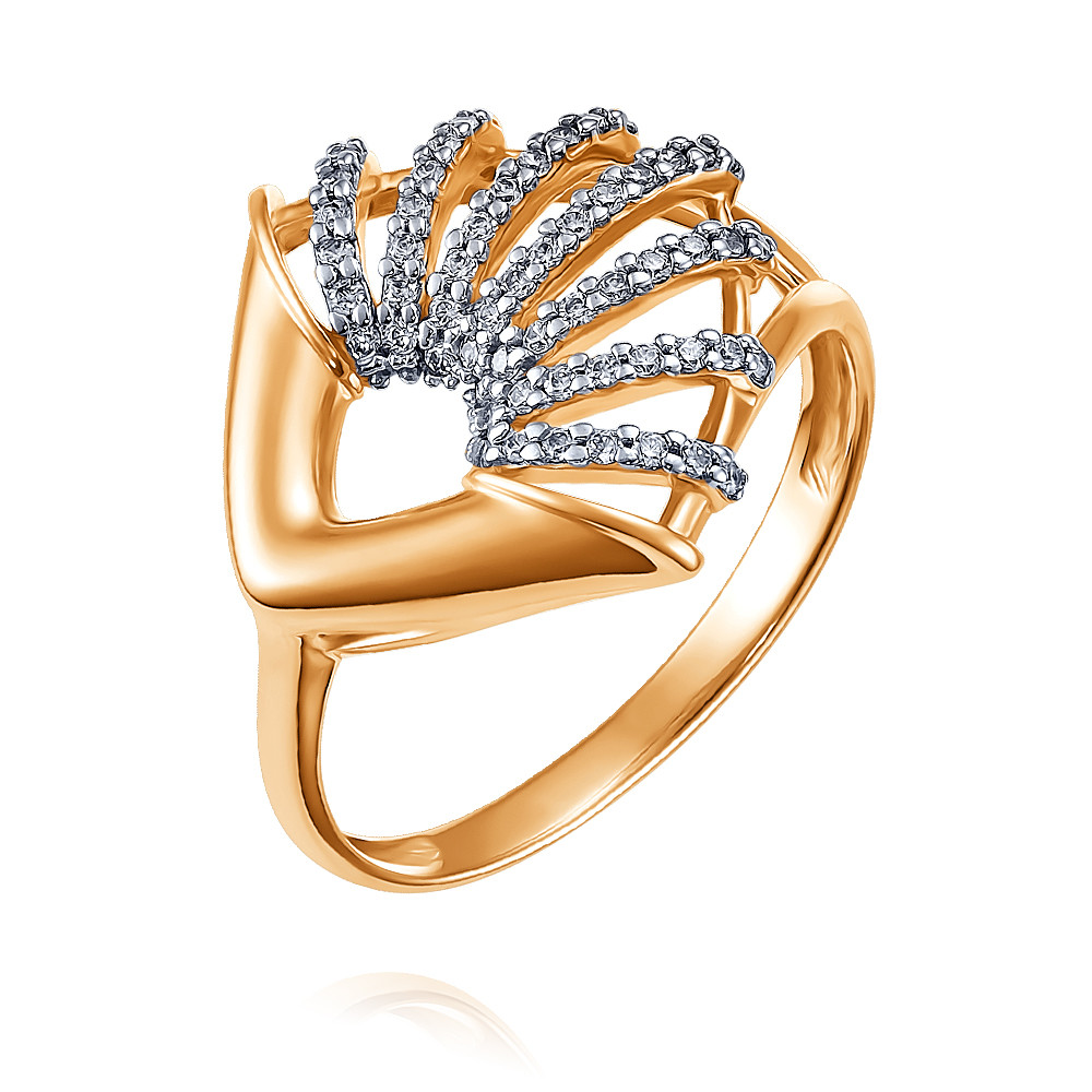 

Кольцо из красного золота с фианитом р. , ADAMAS 14040249/01-А50Д-72, 14040249/01-А50Д-72