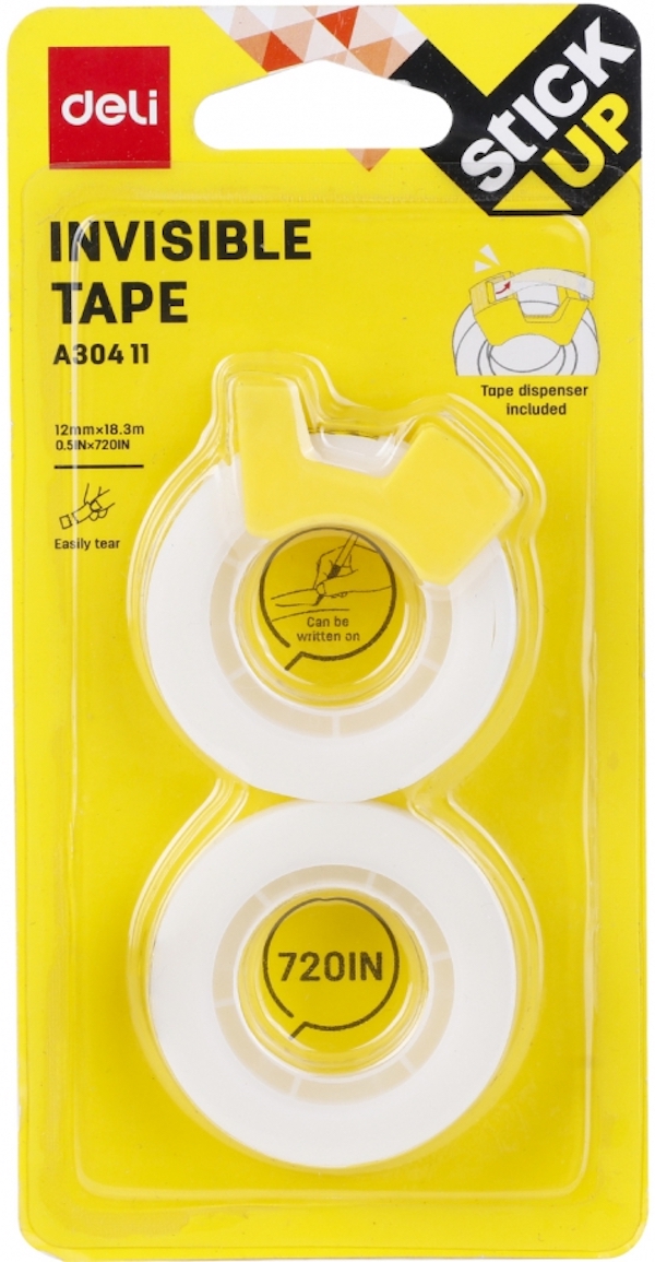 

Клейкая лента Deli EA30411, 12мм, 18.3м, EA30411