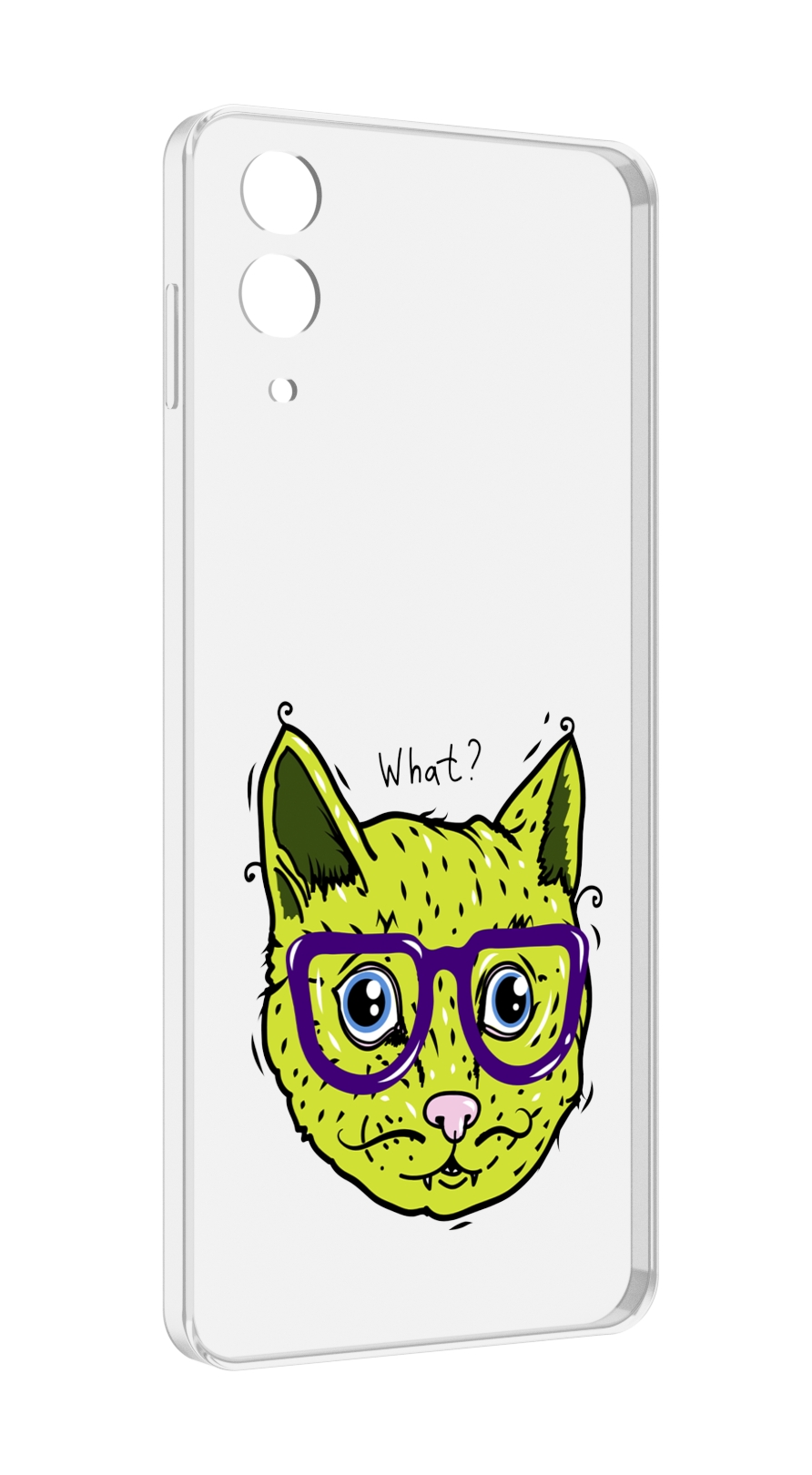 

Чехол MyPads Зеленый кот для Samsung Galaxy Z Flip 4 (SM-F721), Прозрачный, Tocco
