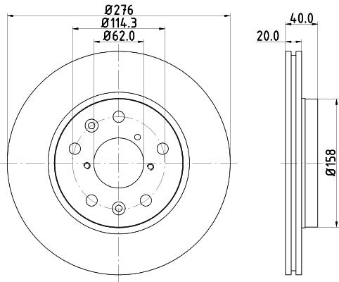 

Диск Тормозной Перед NISSHINBO ND9002K