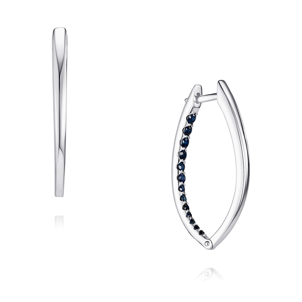 

Серьги из золота ADAMAS 24039705/01-А51Д-542, сапфир, 24039705/01-А51Д-542