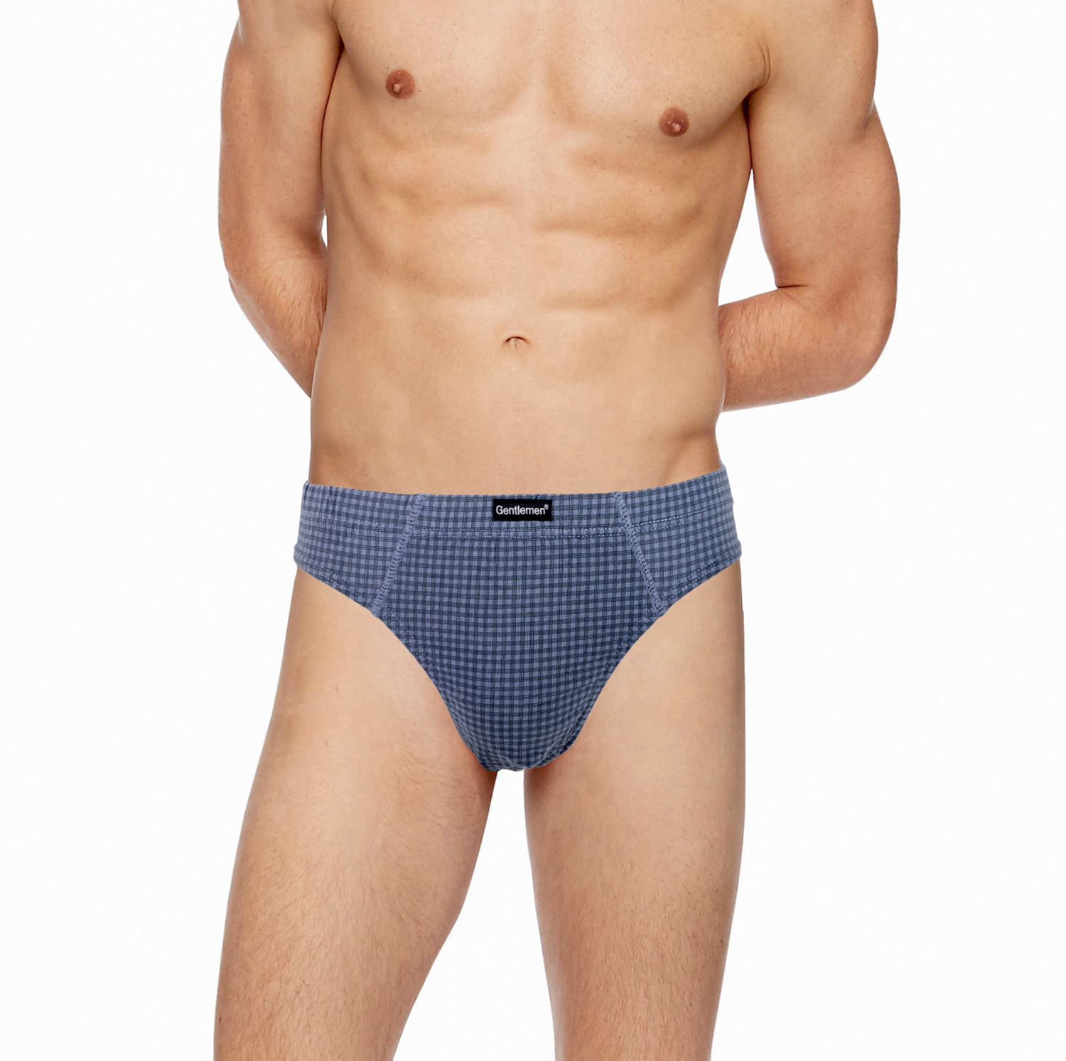 

Комплект трусов мужских Gentlemen GP 8002 синих XXL, Синий, GP 8002
