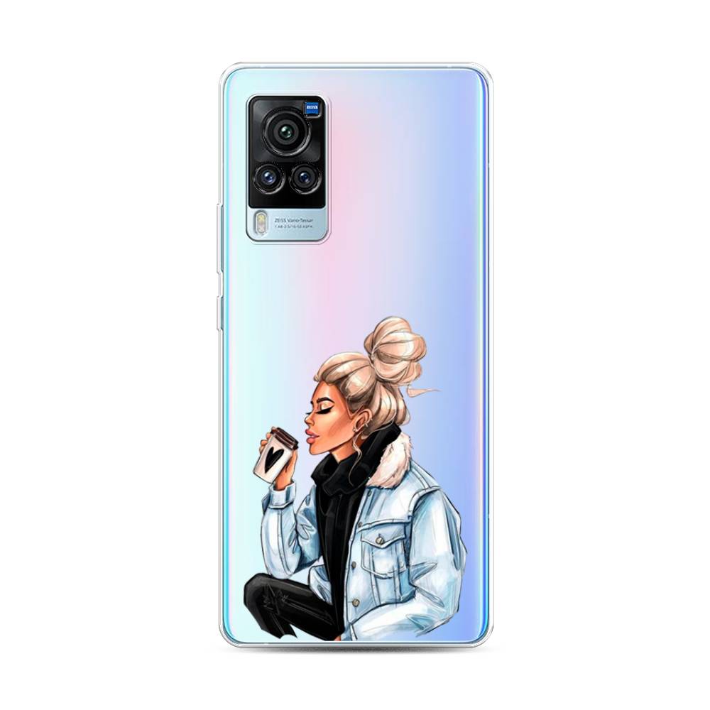 

Чехол Awog на Vivo X60 Pro "Cute girl", Разноцветный, 263850-7