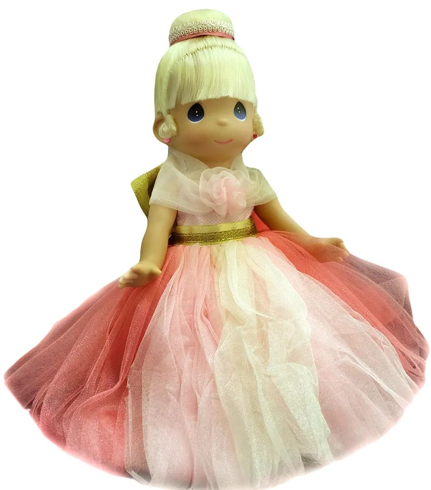 Кукла Precious Moments Драгоценная в розовом блондинка 30 см 6643
