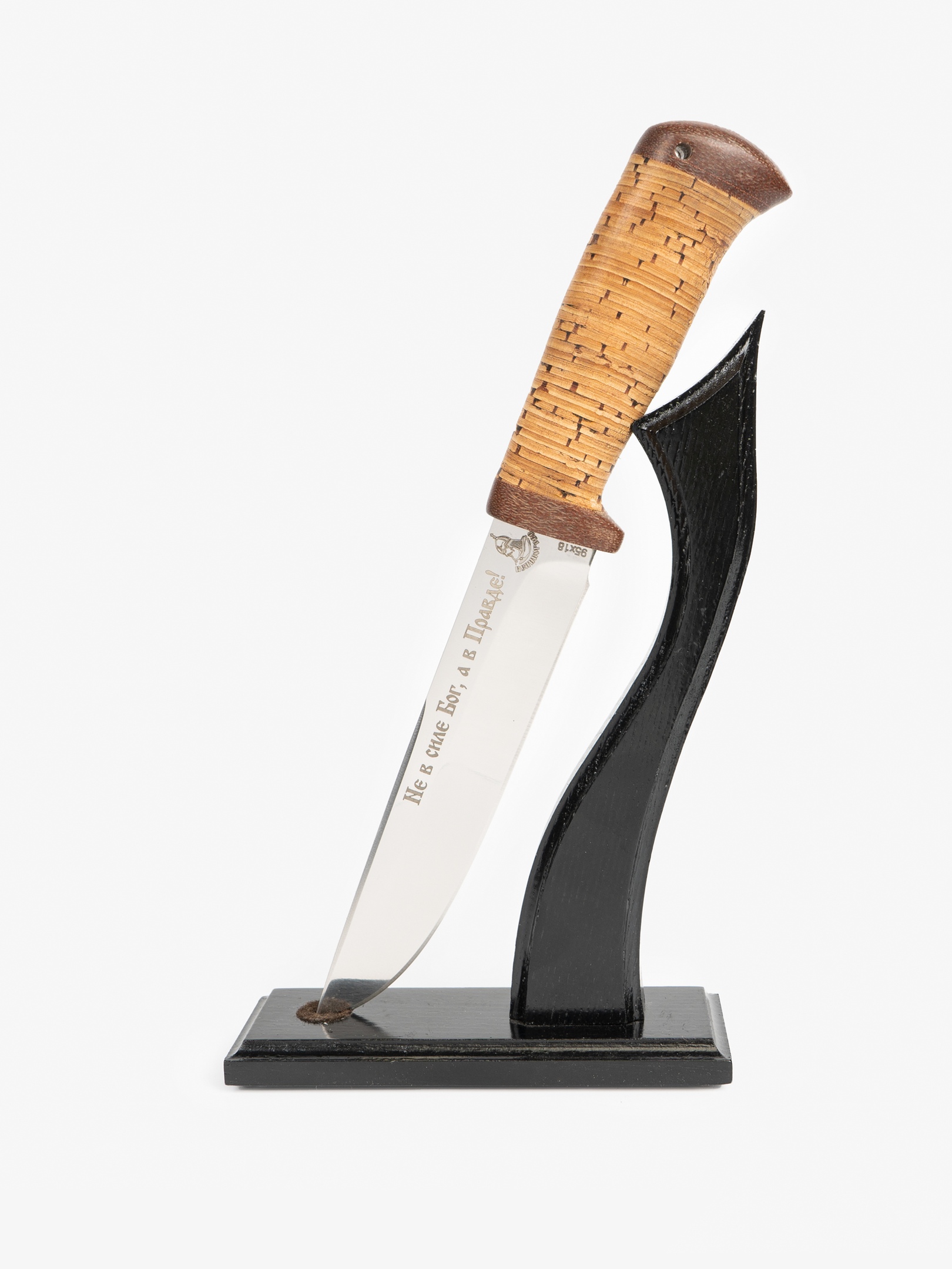 Туристический нож Великоросс Лиса, коричневый