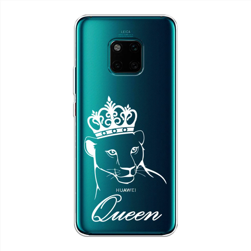 

Чехол Awog на Huawei Mate 20 Pro "Львица королева", Бежевый;прозрачный, 67050-7