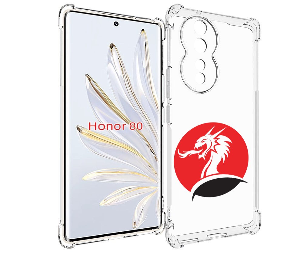 

Чехол MyPads дракон-рисунок для Honor 80, Прозрачный, Tocco