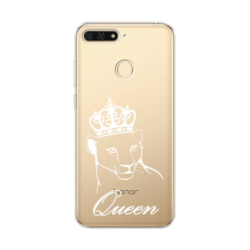 

Чехол Awog на Honor 7C "Львица королева", Бежевый;прозрачный, 64550-7