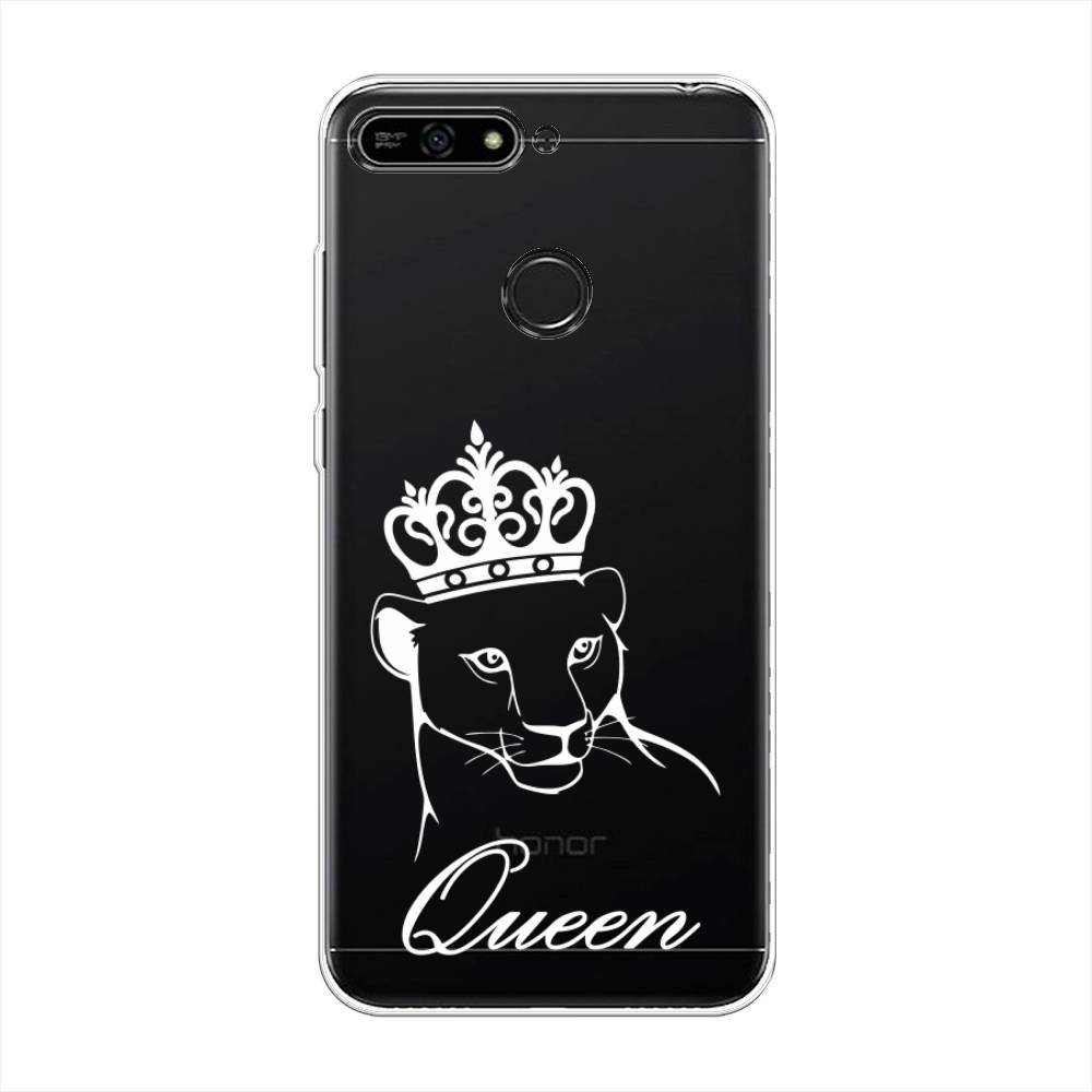 

Чехол Awog на Honor 7A Pro "Львица королева", Бежевый;прозрачный, 65450-7