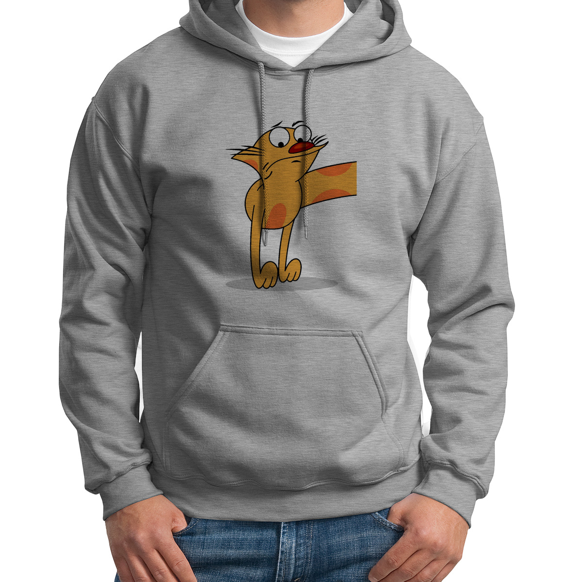

Худи унисекс CoolPodarok Котопес кот есть пара серое 52 RU, S0113948