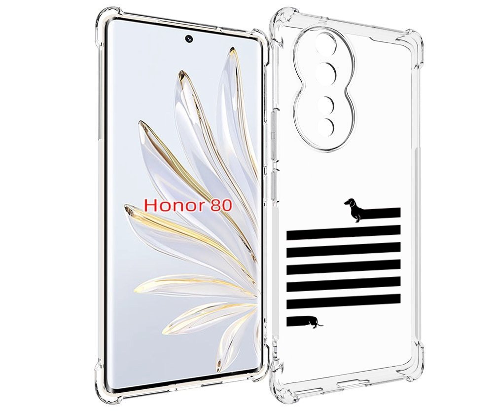

Чехол MyPads длинная-такса для Honor 80, Прозрачный, Tocco