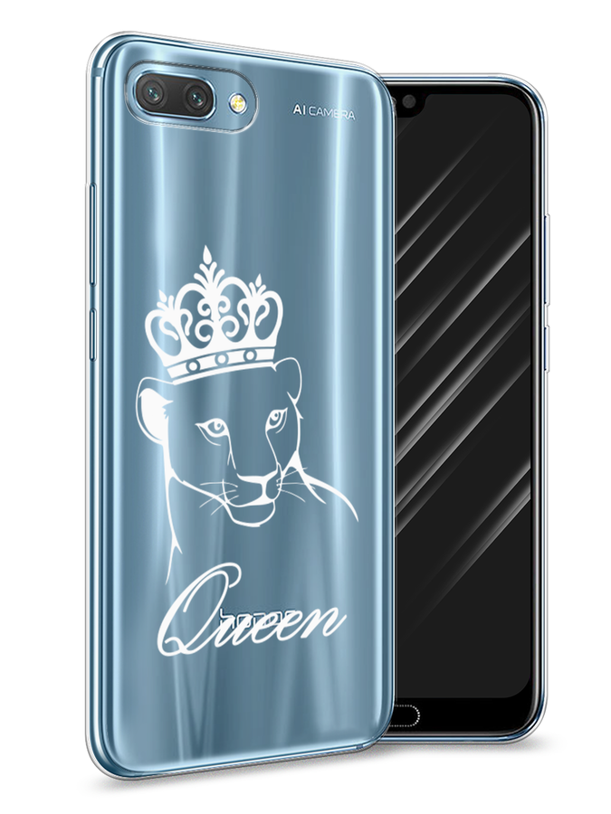 

Чехол Awog на Honor 10 "Львица королева", Бежевый;прозрачный, 65350-7