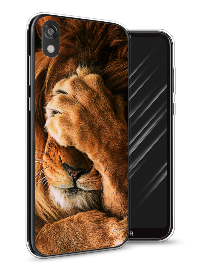 

Чехол Awog на Huawei Y5 2019 "Львиный стыд", Коричневый;черный, 69050-1