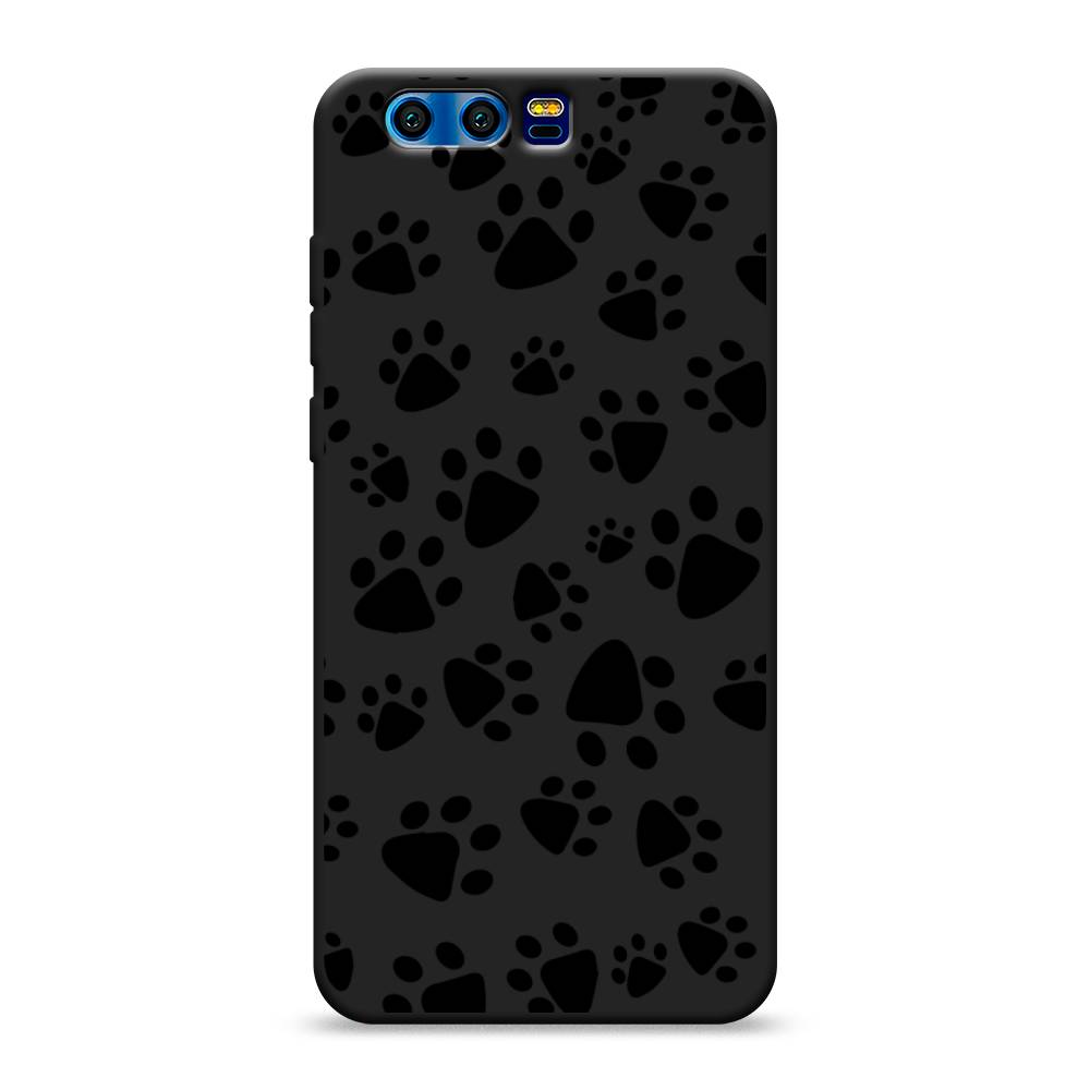 

Чехол Awog на Honor 9 "Лапки черные", Разноцветный, 62452-1