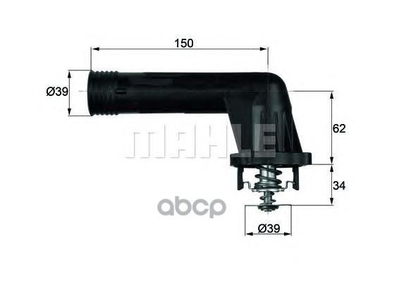 Термостат BMW E36/E34 mot.M40/M43 KNECHT/MAHLE TI 20 95