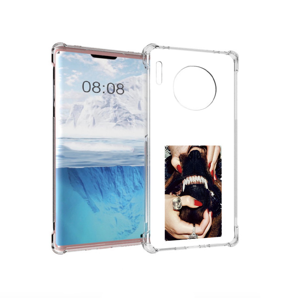 

Чехол MyPads Tocco для Huawei Mate 30 Pro маникюр, Прозрачный, Tocco