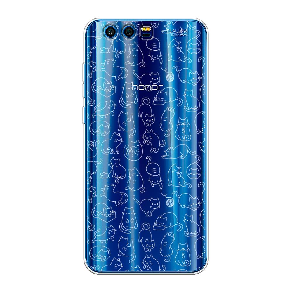 

Чехол Awog на Honor 9 "Шкодливые котики", Разноцветный, 62450-2
