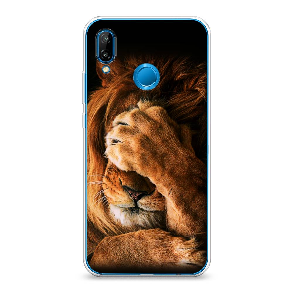 

Чехол Awog на Huawei P20 Lite "Львиный стыд", Коричневый;черный, 64450-1
