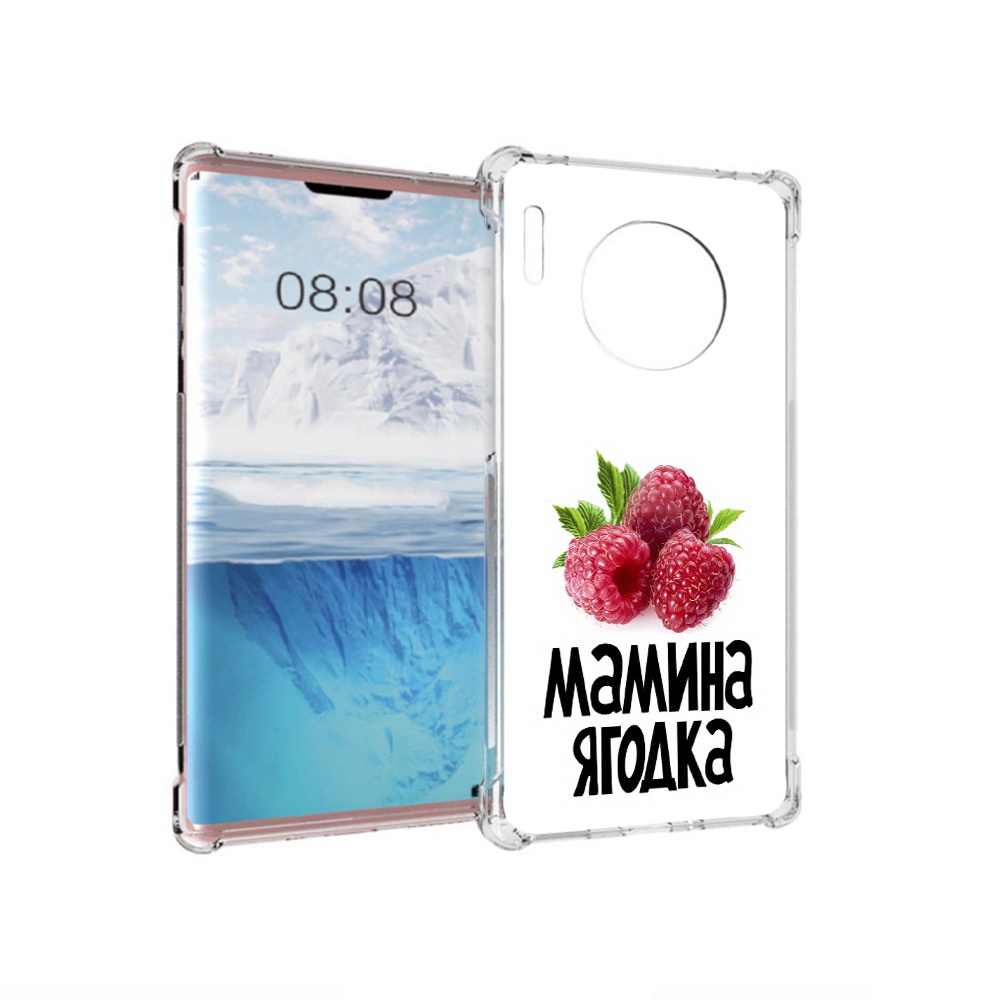 

Чехол MyPads Tocco для Huawei Mate 30 Pro мамина ягодка, Прозрачный, Tocco