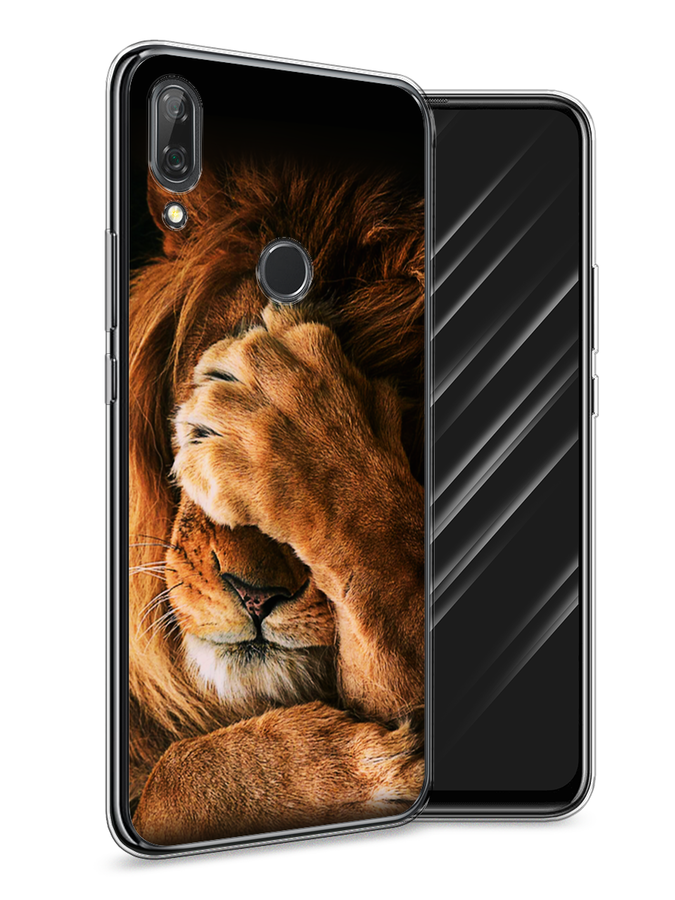 

Чехол Awog на Huawei P Smart Z "Львиный стыд", Коричневый;черный, 69450-1