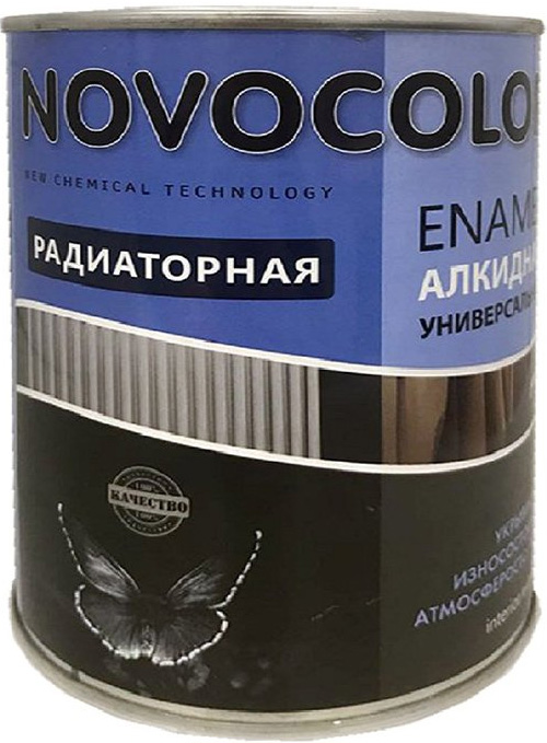 

НОВОКОЛОР термостойкая эмаль для радиаторов 6кг, Белый