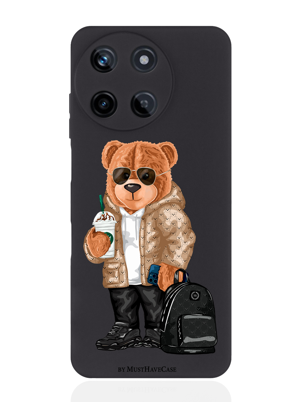 

Чехол для смартфона Realme 11 5G Tony Style в очках, Черный;белый, Realme 11 5G