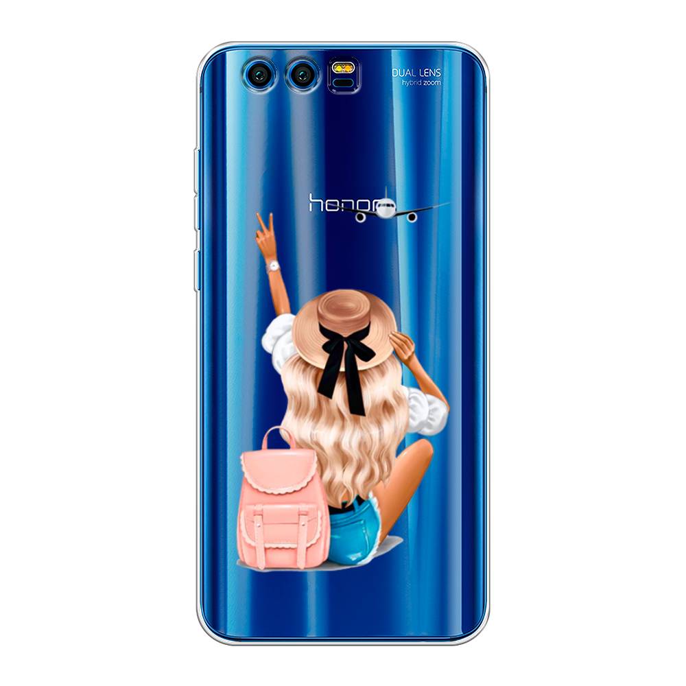 

Чехол Awog на Honor 9 "Автостопом самолетом", Разноцветный, 62450-7
