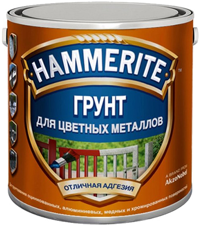 

HAMMERITE грунт антикоррозийный для цветных металлов красный (2,5л)