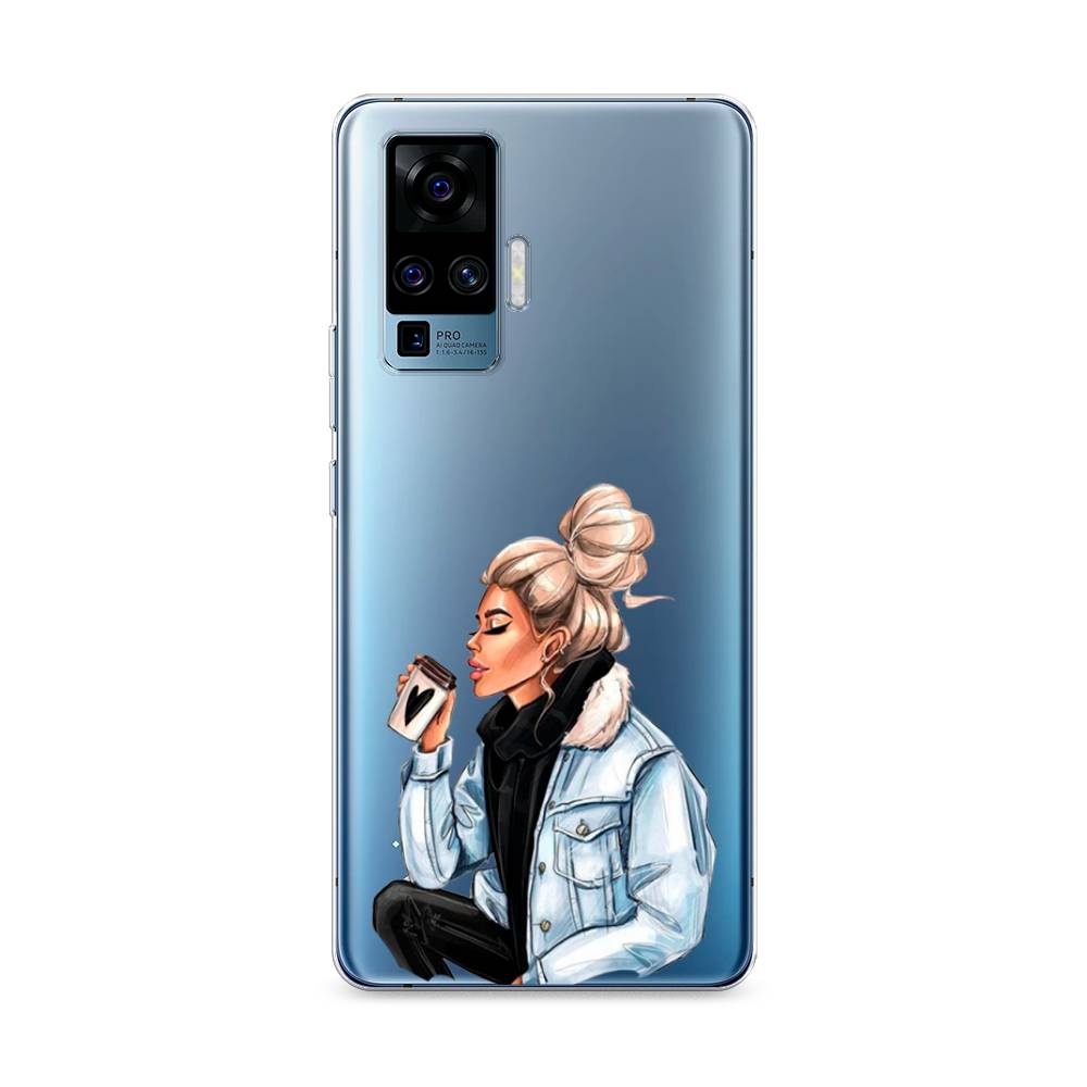 

Чехол Awog на Vivo X50 Pro "Cute girl", Разноцветный, 262350-7