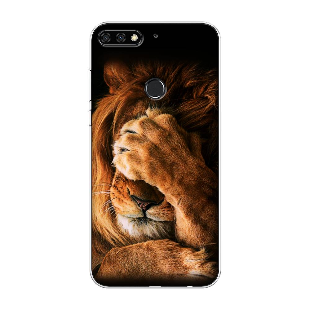 

Чехол Awog на Huawei Nova 2 Lite "Львиный стыд", Коричневый;черный, 64650-1