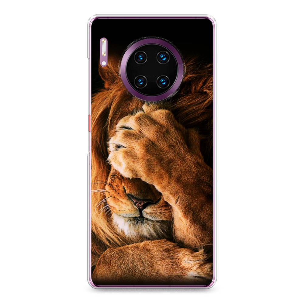 

Чехол Awog на Huawei Mate 30 Pro "Львиный стыд", Коричневый;черный, 610450-1