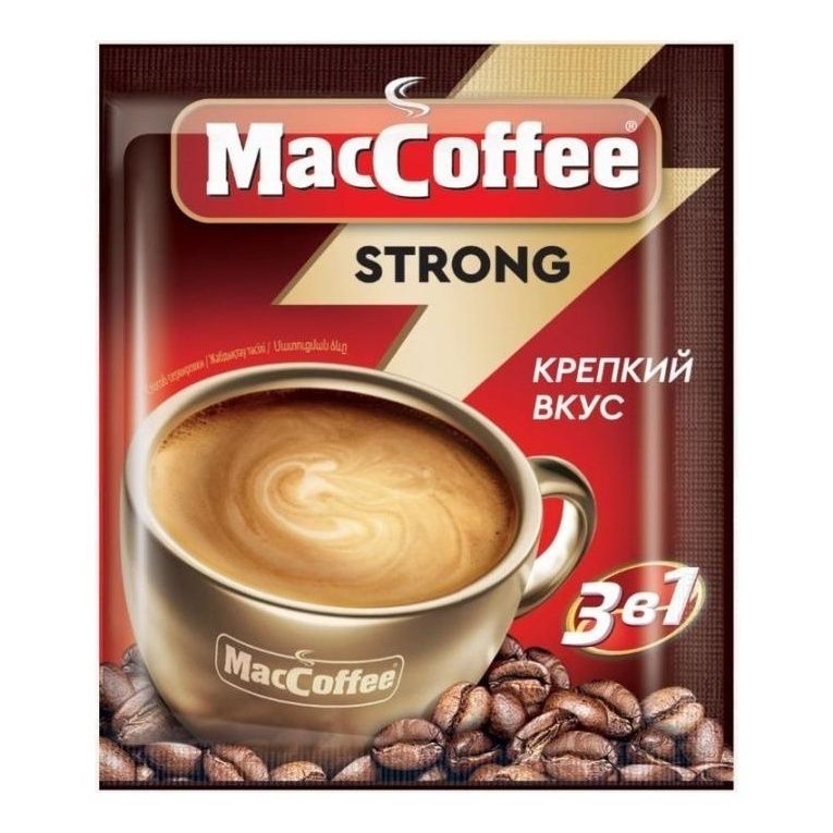 Кофе MacCoffee Strong 3 в 1 растворимый 16 г