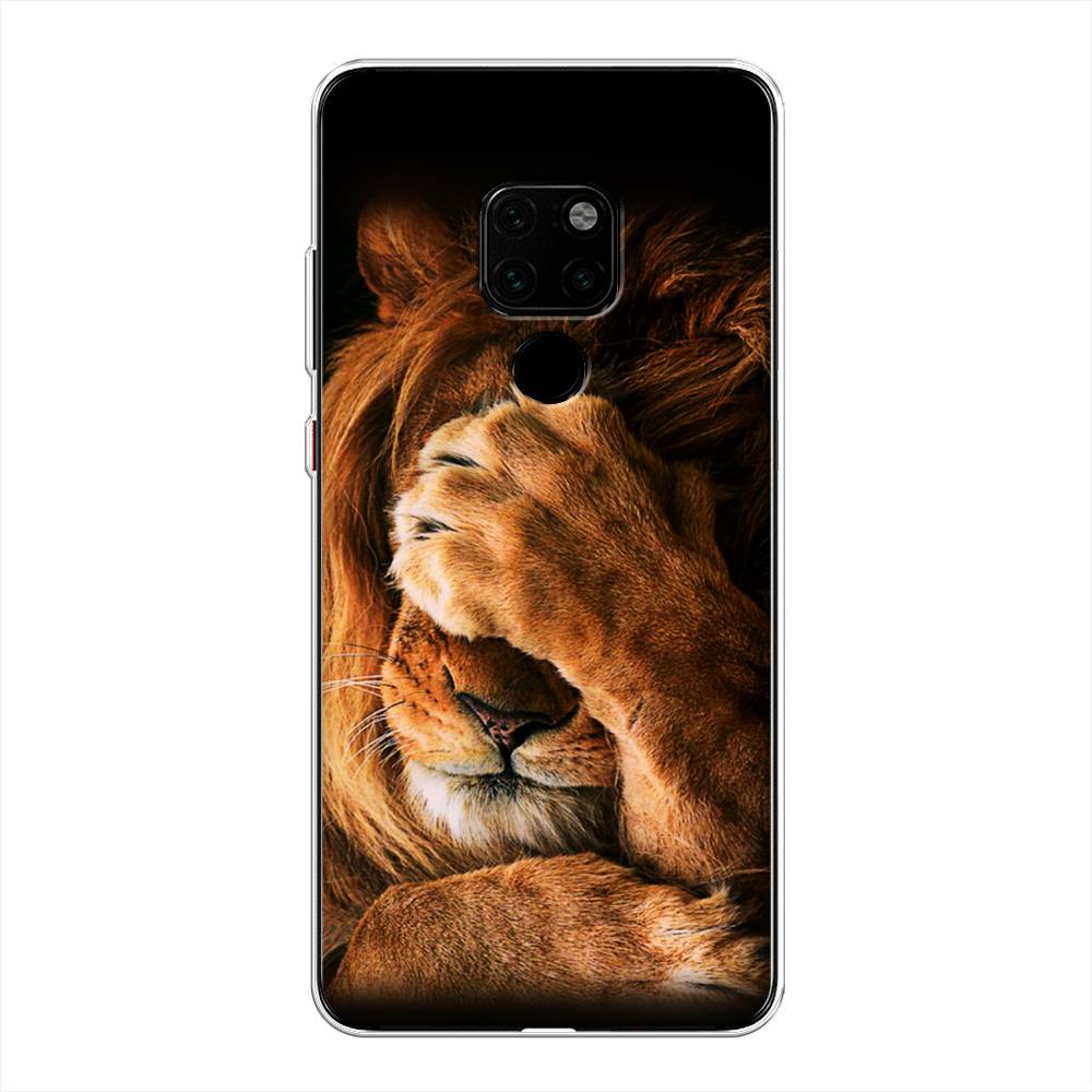 

Чехол Awog на Huawei Mate 20 "Львиный стыд", Коричневый;черный, 66850-1