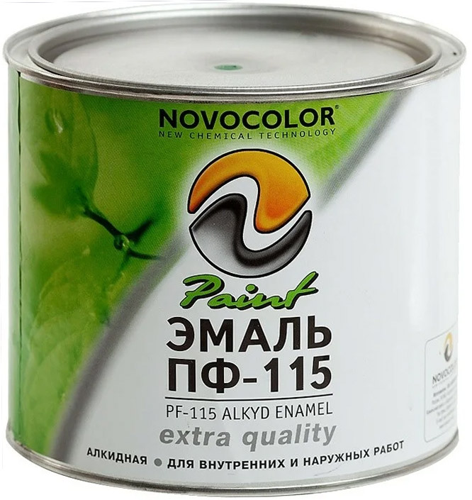 

НОВОКОЛОР эмаль ПФ-115 прозрачная основа С глянцевая (1,5л) ГОСТ