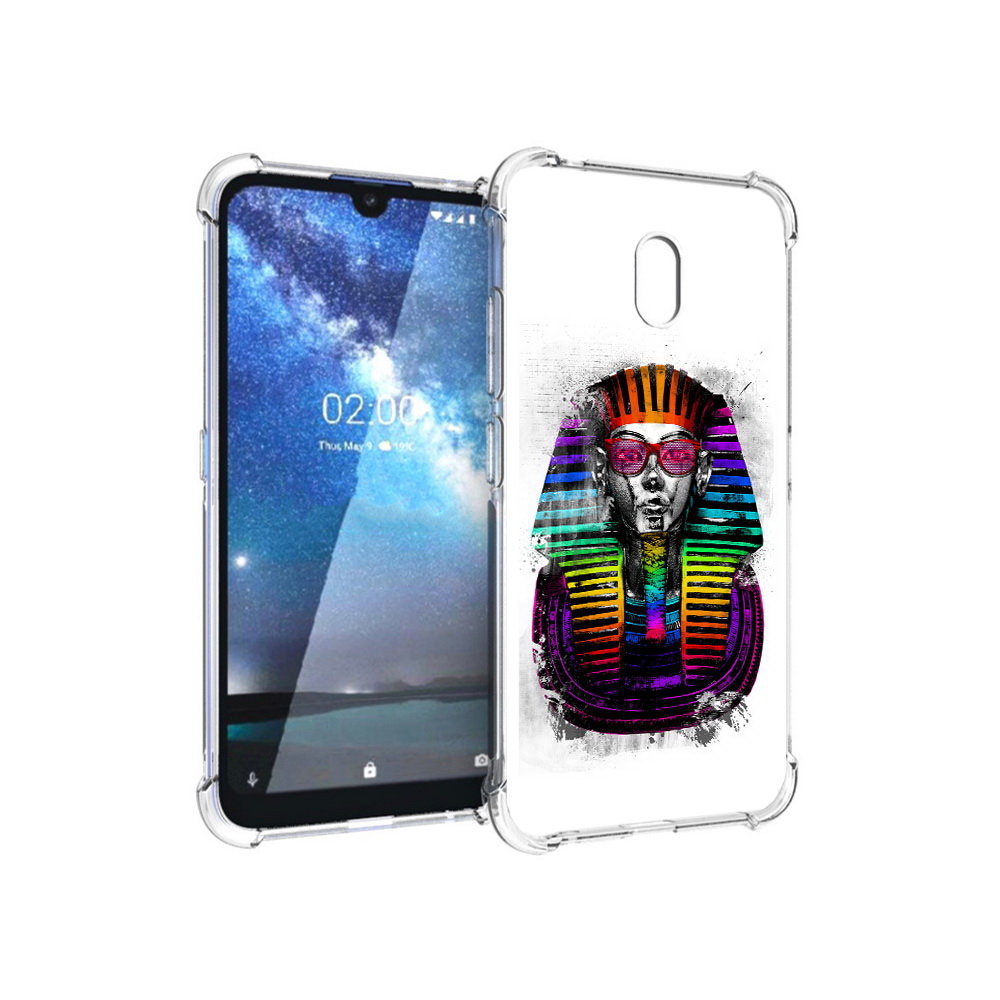 

Чехол MyPads Tocco для Nokia 2.2 модная богиня (PT134721.103.479), Прозрачный, Tocco