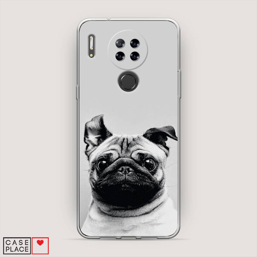 

Чехол Awog на Blackview A80 "Ушастый мопс", Разноцветный, 280150-1