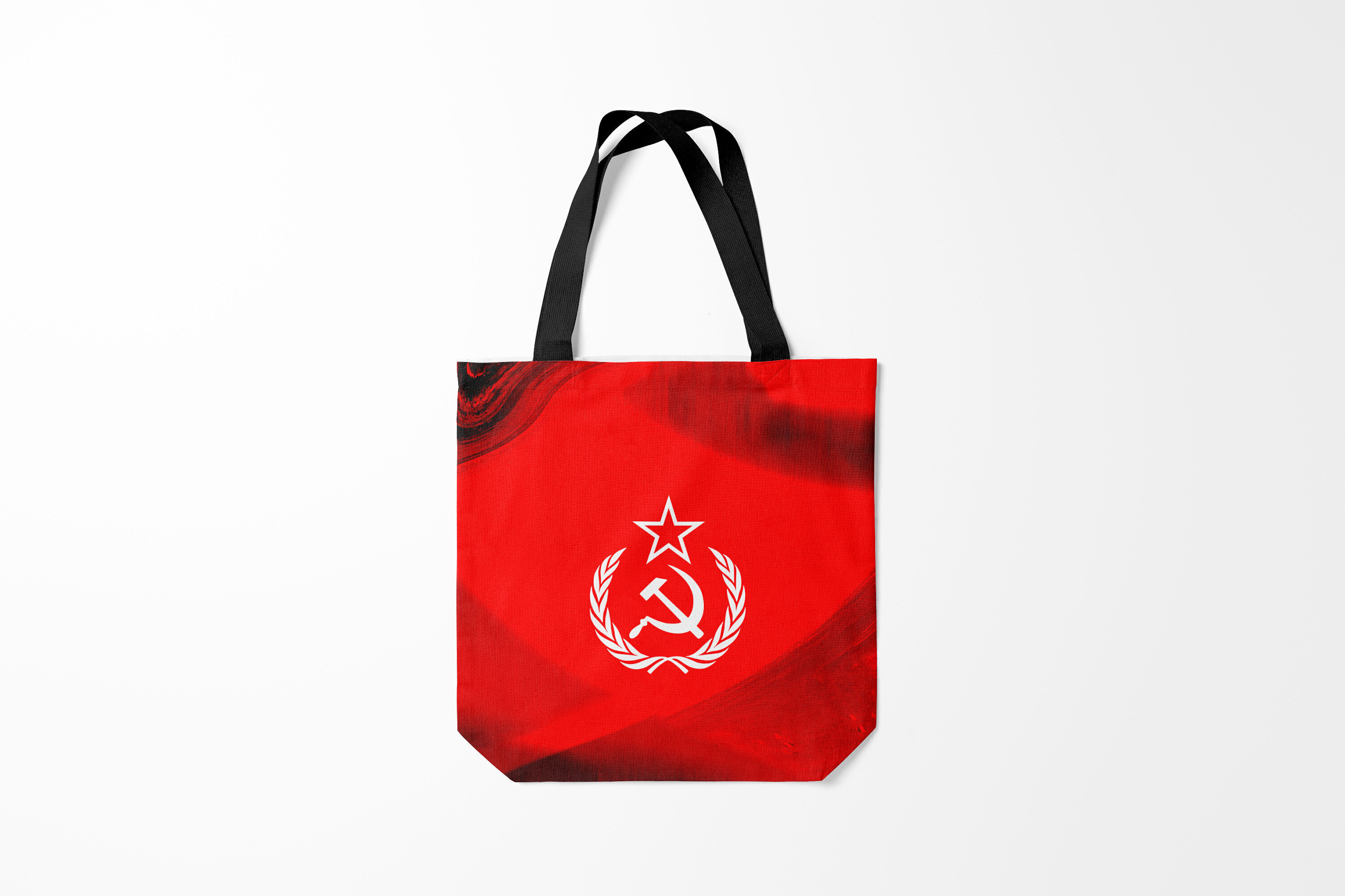 

Сумка шoппер унисекс Burnettie Патриотизм СССР, белый, Патриотизм СССР