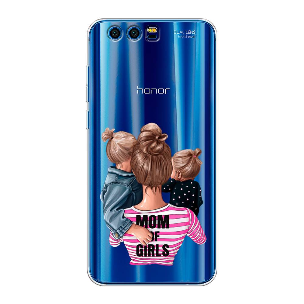 

Чехол Awog на Honor 9 "Mom of Girls", Разноцветный, 62450-6