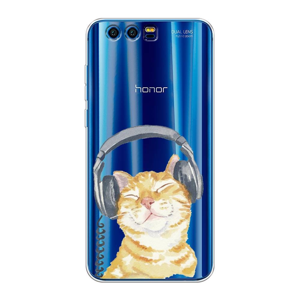 

Чехол Awog "Кот меломан" для Honor 9