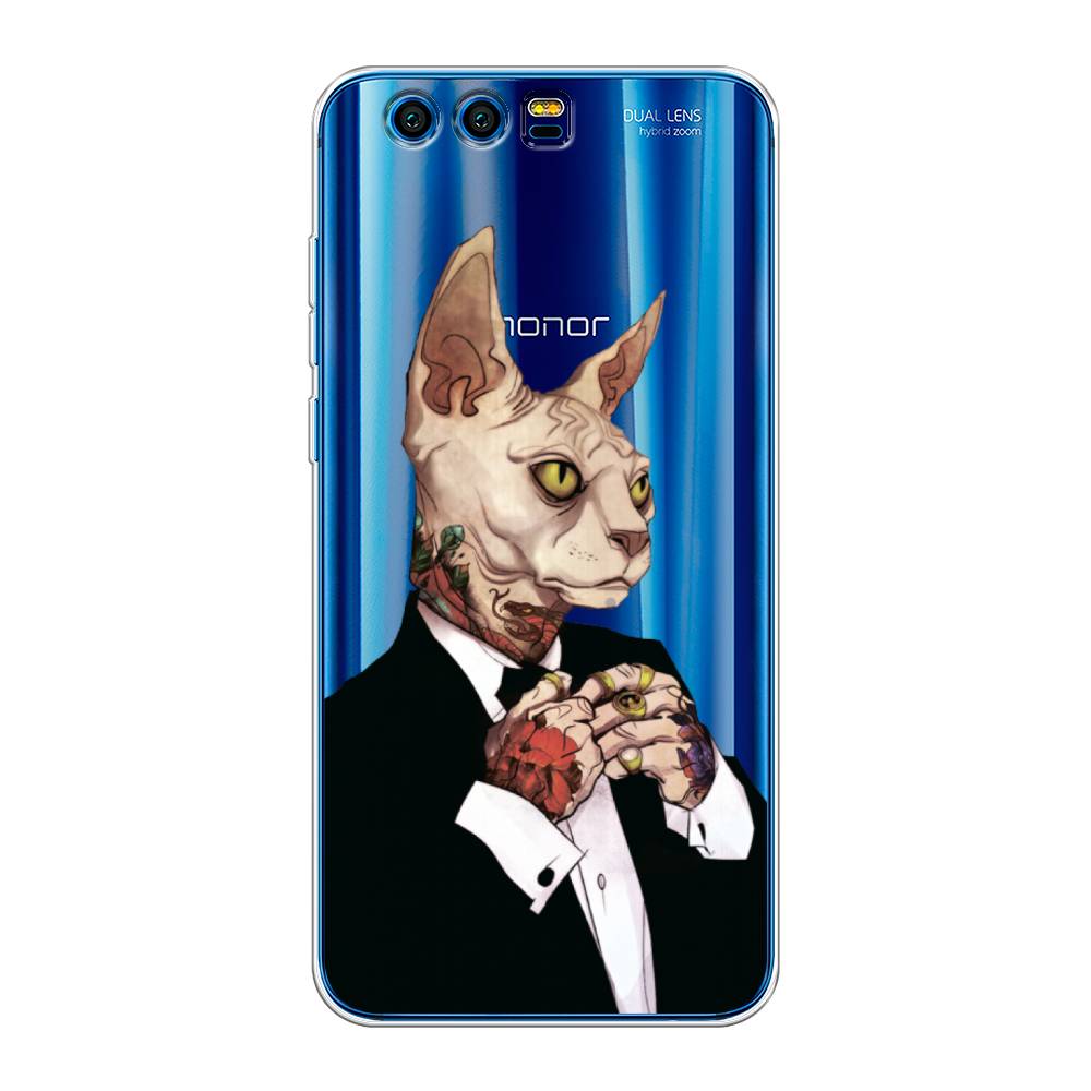 

Чехол Awog на Honor 9 "Татуированный сфинкс", Разноцветный, 62450-7