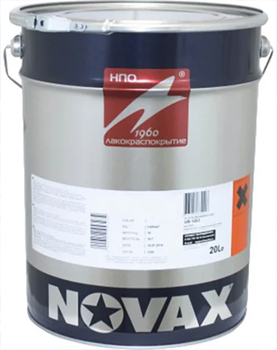 

NOVAX грунт-эмаль антикоррозионная по металлу 3в1 9003 матовая белая (18кг)