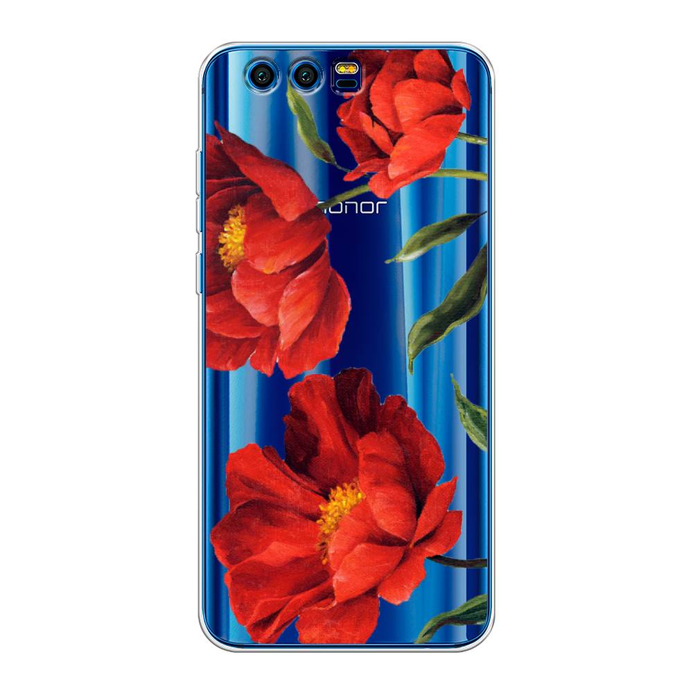 

Чехол Awog на Honor 9 "Красные маки", Разноцветный, 62450-8